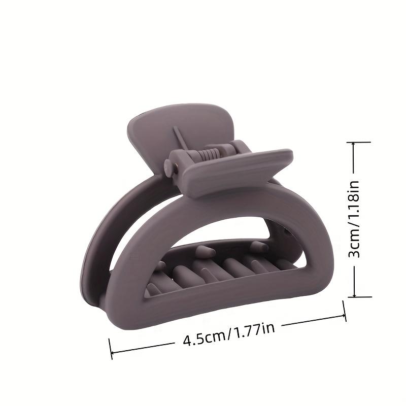 5pcs Small Hair Claw Clips Matte Rectangle Medium Claw Clips Thin Thick Hair Nonslip Hair Clips Hair Accessories for Women