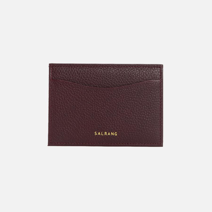 Salrang Reims W018 Roof Mini Card Wallet Burgundy