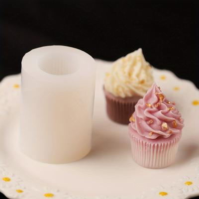 Cream Cake Shape Mold DIY Handmade Soap Aromatherapy Candle Mini Mold