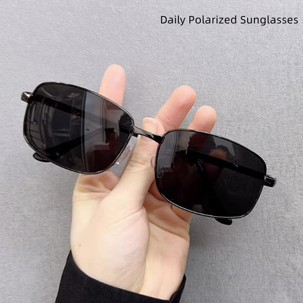 Polarized Sunglasses Metal Day Night Dual Use Sunglasses Photochromic Sunglasses Comfortable Uv400 Eyewear For Fishing Driving