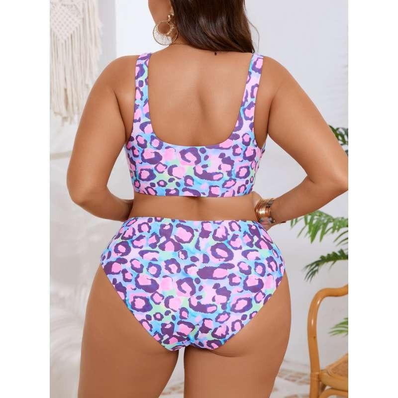 Büyük Beden Kadın Yüksek Bel Bikini Mayo Takımları, Kadın Mayo & Giyim