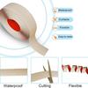 1 Pc 1m/2m/3metersX4cm Wood Grain PVC Wooden Floor Transition Strip, Self-adhesive Edge Sealing StripThreshold Strip
