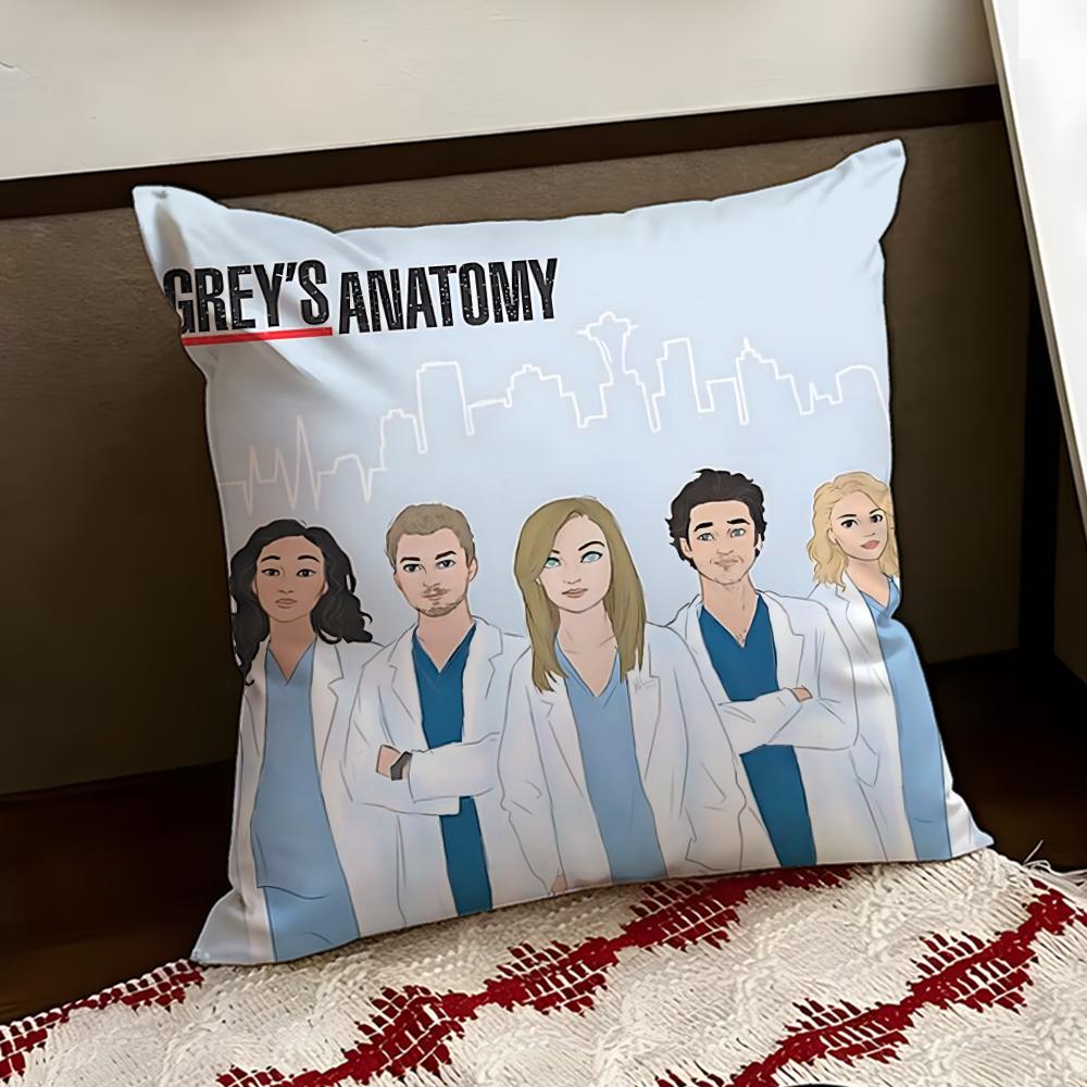 GGreys Anatomy Cushion Cover Reversible Soft Durable Pillow Cover Home  Car MultiScene Use for Daily Comfort