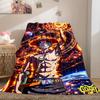 Anime One Piece Flannel Lightweight Blanket Home Decor Sofa Bed Travel Cover Family Gift For All-Season LXR170