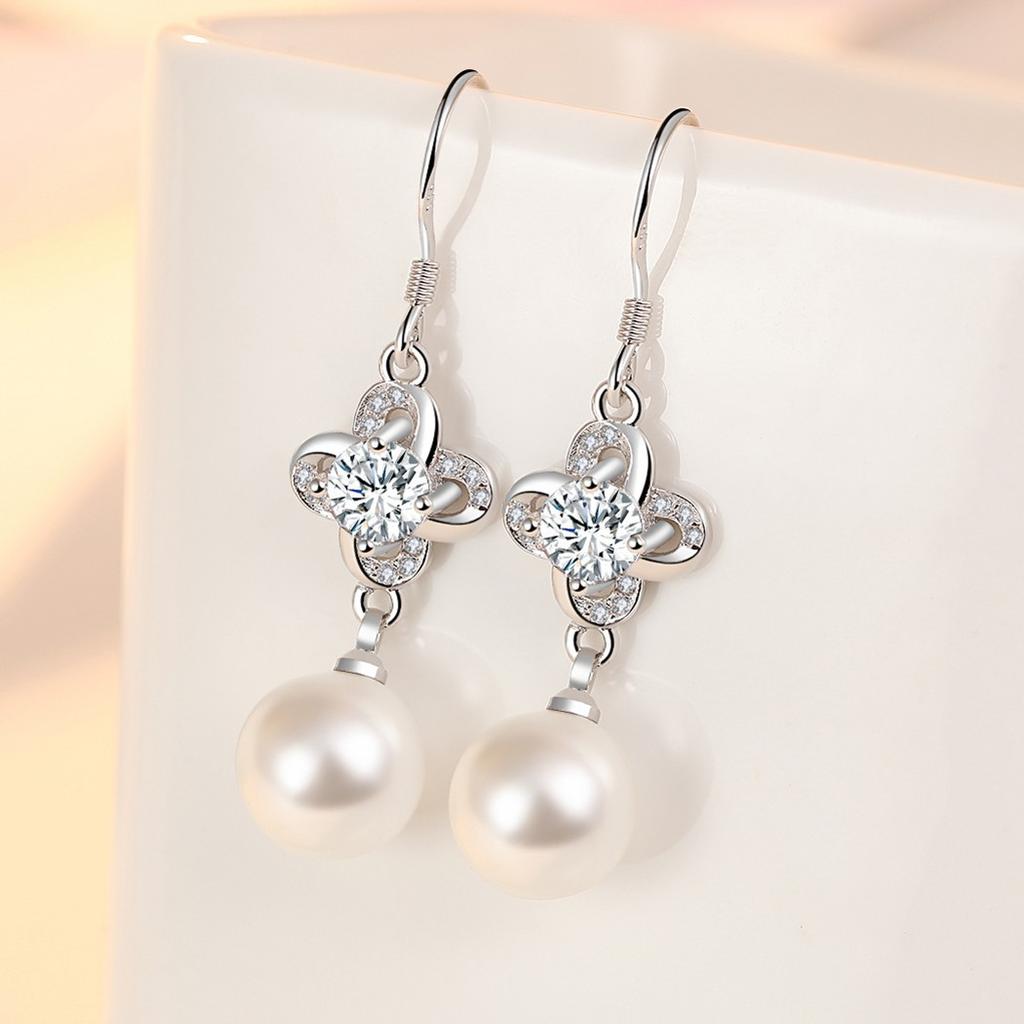 New Style 925 Silver Golden Color Series Women's Earrings Fit Original EarringsWedding Jewelry Exquisite Birthday Gifts