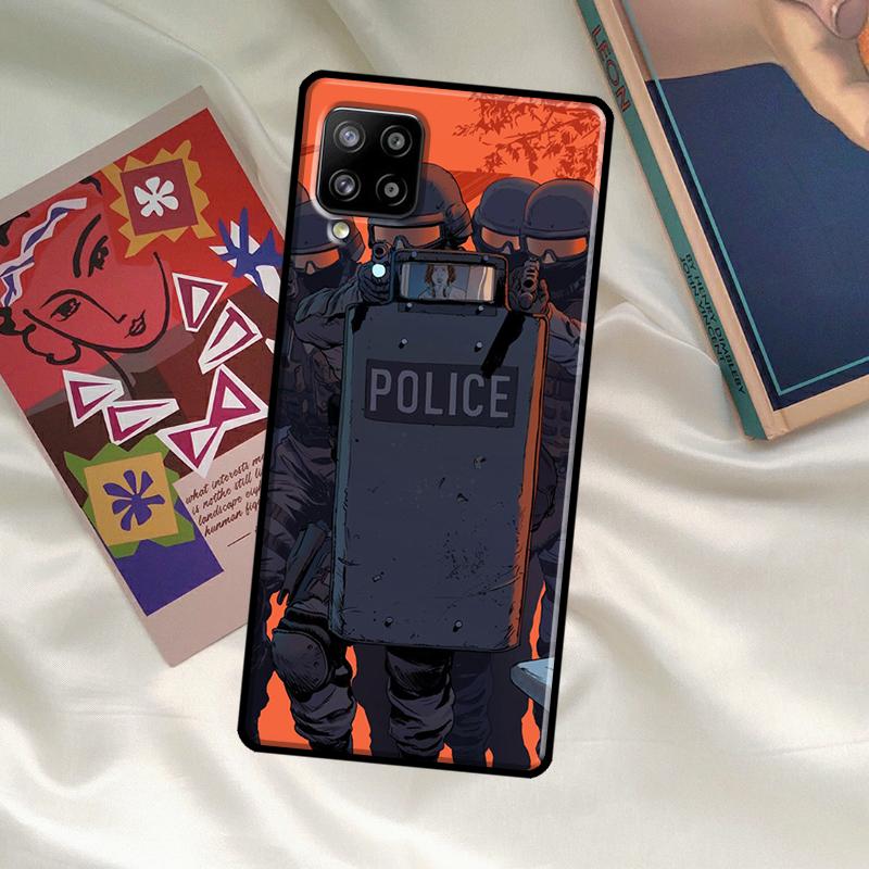 Police Case For Samsung Galaxy A56 A36 A06 A13 A53 A32 A12 A22 A52 A35 A26 A16 A55 A15 A54 A34 A14