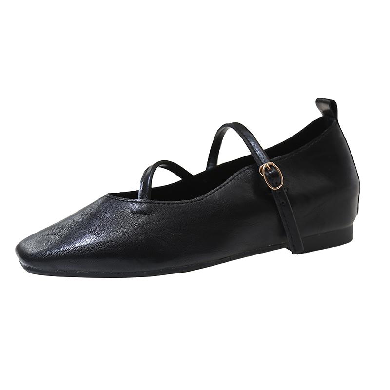 Spring/Summer Elegant Retro Mary Jane Casual Flat Shoes New Soft Comfortable Ballet Shoes Women Chaussure Femme