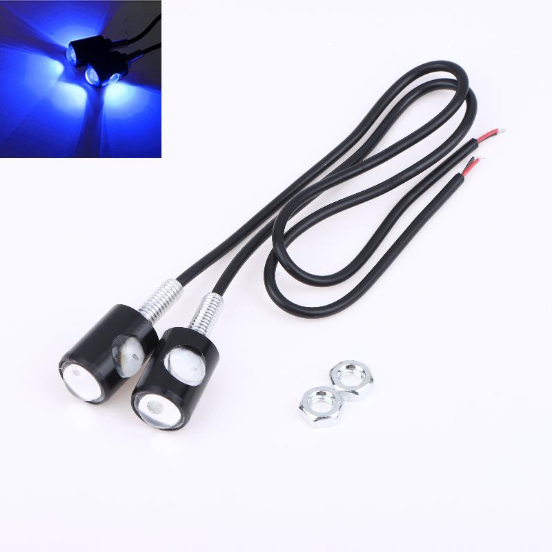 2PCS Motorcycle LED Eagle Eye Light Turn Signal Indicator Super Bright Led Motorbike Auto Rear Tail Brake Lamp Fog Driving Light