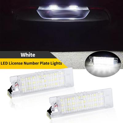 2PC Super Bright LED License Number Plate Light For Alfa Romeo 147 156 159 166 Brera Giulietta Fiat 500L Grande Punto 188 Evo