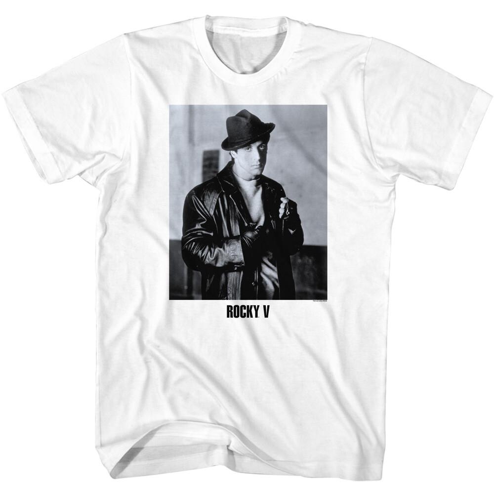 

Rocky Balboa 5 T-Shirt New GLARE Official Movie White Cotton SM5XL Unisex T-Shirt XXL