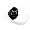 Guitar Two in One Pick Tuner High Sensitivity LED Light Battery Powered 12 Tone Electronic Tuner for Electric Guitar