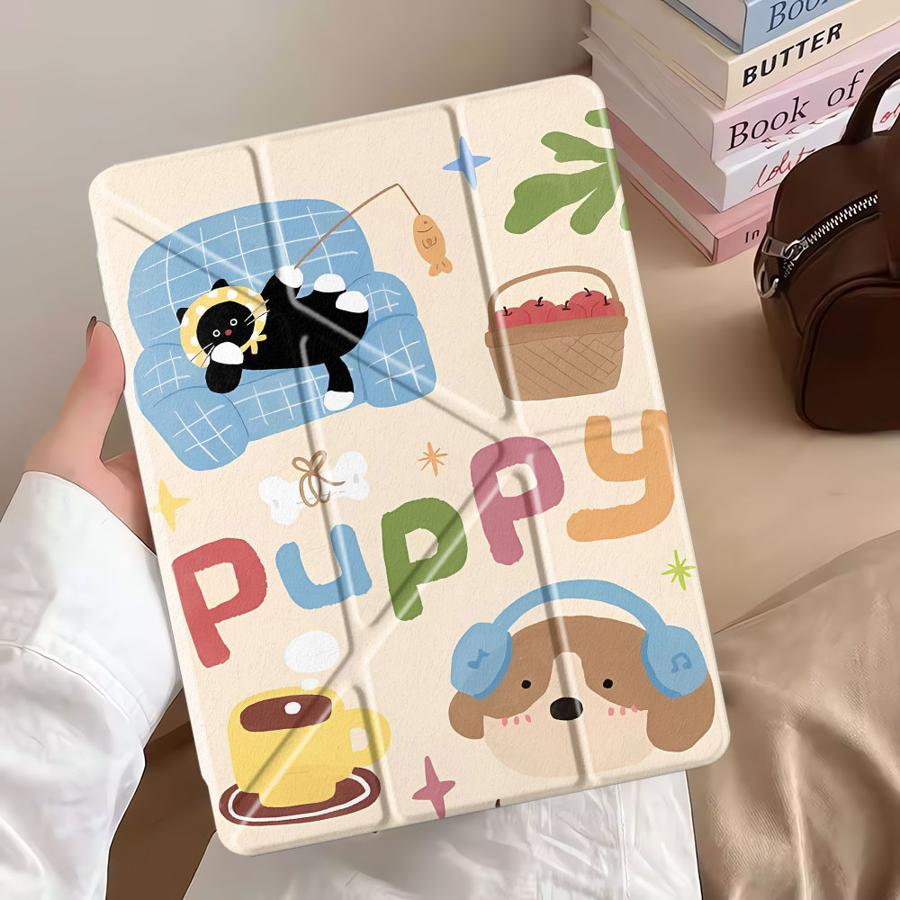 Holder Cover Tablet Case For iPad Pro 2025 Mini 6 7 Pro 11th 10th 9th 8th 7th 12.9inch Air 4 5 M3 M2 1 2 M4 11inch Relaxed