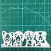 Cute Dog Animal Metal Cutting Dies DIY Stamp Embossing Scrapbooking Photo Album