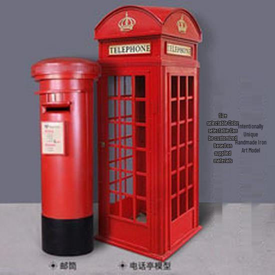 Extra Large Retro British Tin Post Box for Bar, Cafe, or Home Decoration