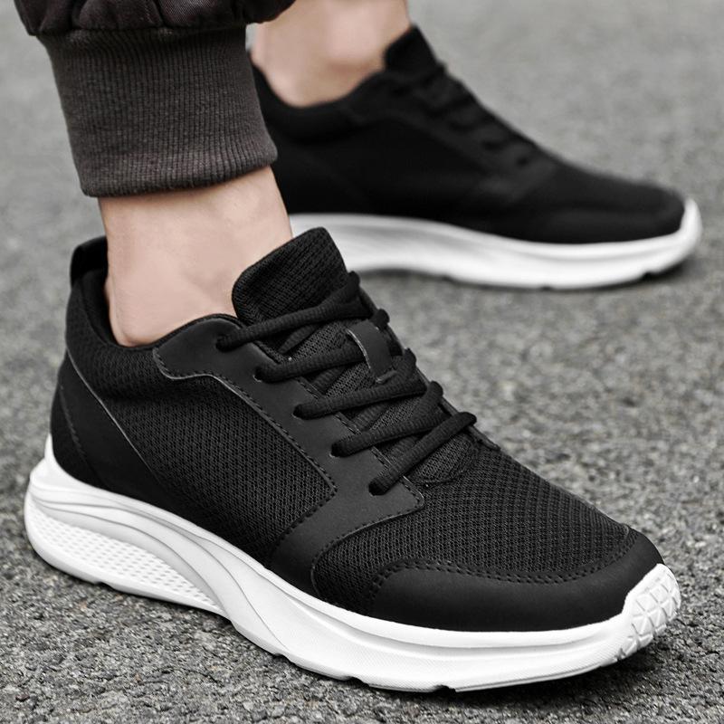 Fashion Men Elevator Shoes Height Increase Sneakers Shoes for Men 10cm Sports Casual Shoes Invisible Inner Heightening Shoes for Men 8cm