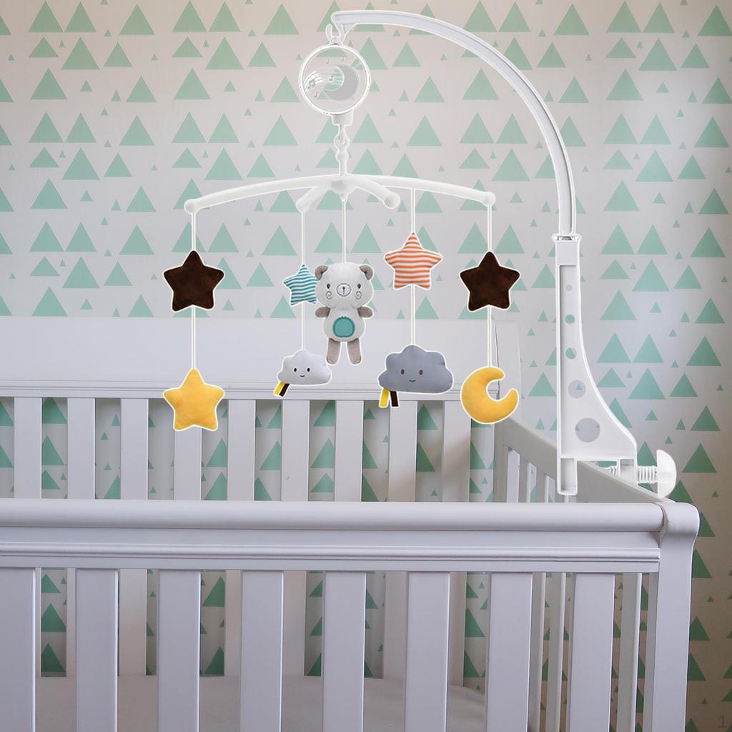 Adorable Baby Mobile Rattle Toy Set for Nursery Decor