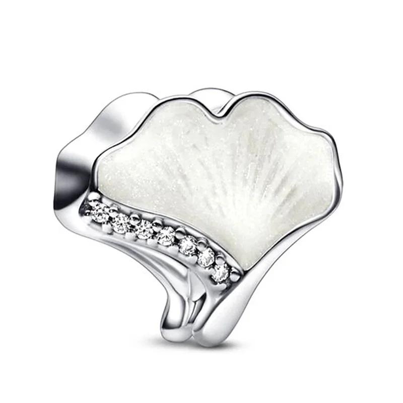 Original Copper Plant Cactus Ginkgo Leaf Clove Coconut Tree Bead Charms For Diy Bracelet Necklace Women Gift