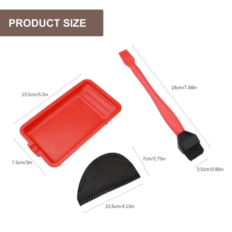 3pcs/Set Silicone Adhesive Dispenser Bottles Suitable For Woodworkers Leakproof Design With Easy Squeeze Functionality