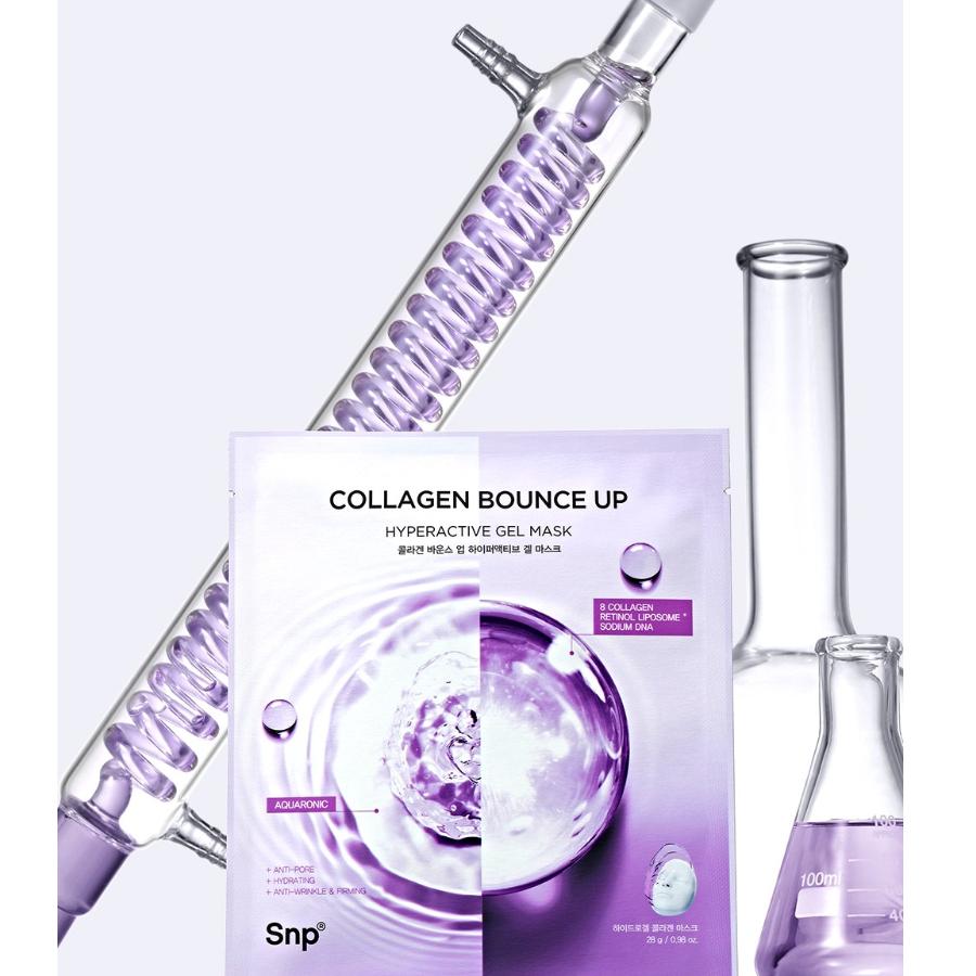 SNP Collagen Bounce Up Hyperactive Gel Mask 28g 4SHeet