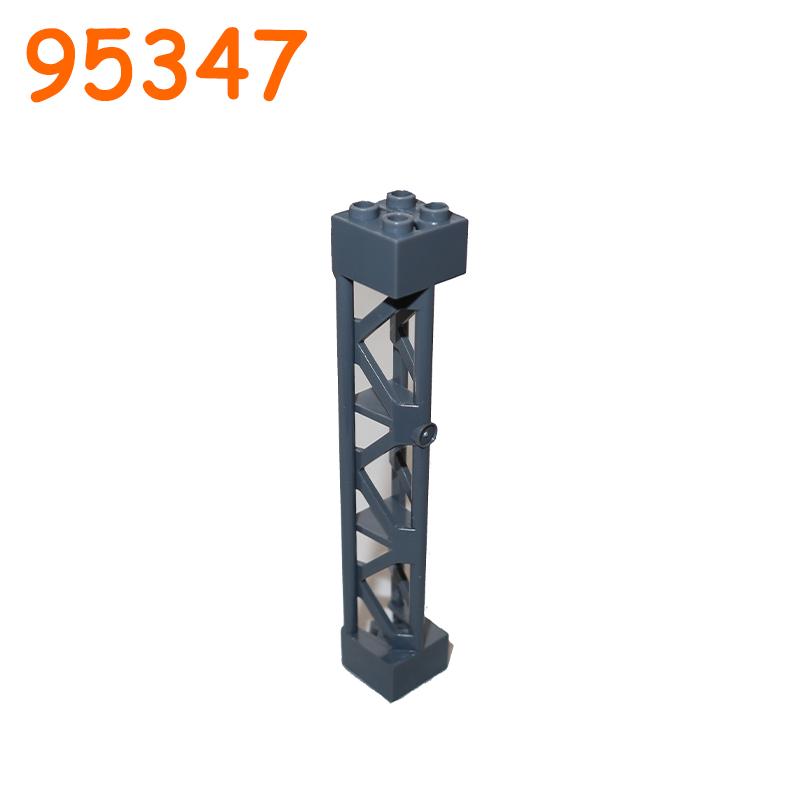 Non-Toxic Fence City Accessories Building Block Moc Part Railing Stair Barrier Ladder Guard Bar Castle Garden Farm Military Assemble Brick