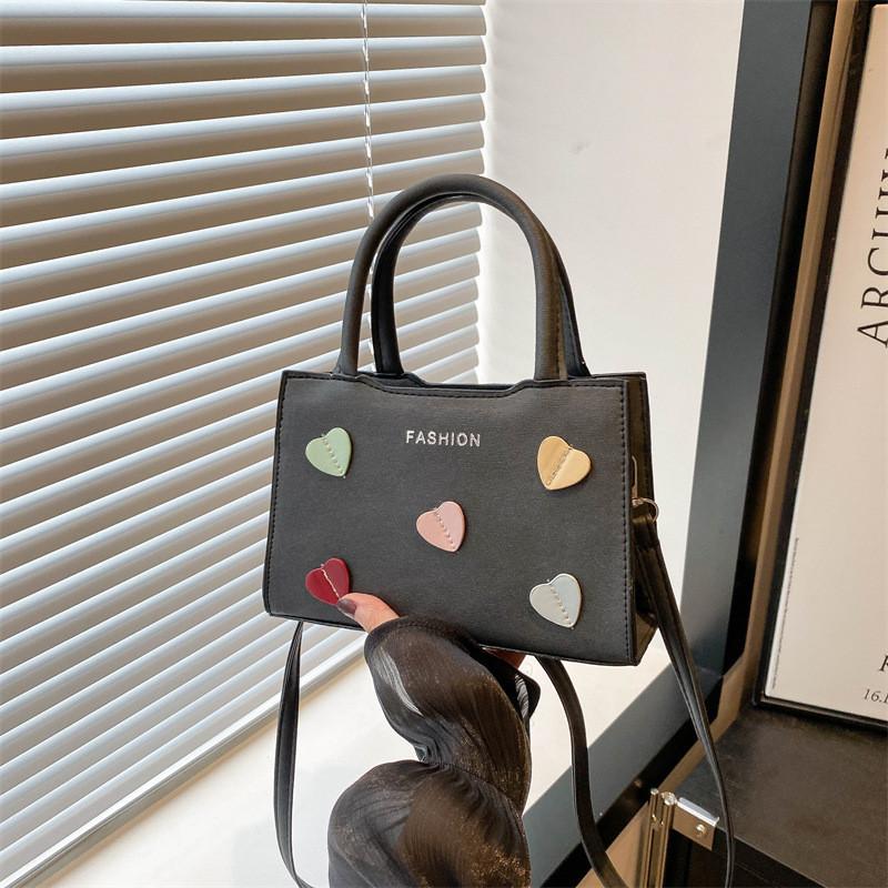 Pattern Heart Shaped Single Shoulder Crossbody Bag Handbag Women Fashion Gift