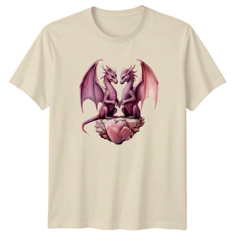 Dragons Couple Fantasy Graphic Unisex Tee
