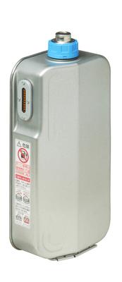 Toyotomi Oil Tank for Kerosene Fan Heaters and Portable Kerosene Stoves, Easy Lock, Spill-Proof Stopper, 3.6L, Silver, 11275904