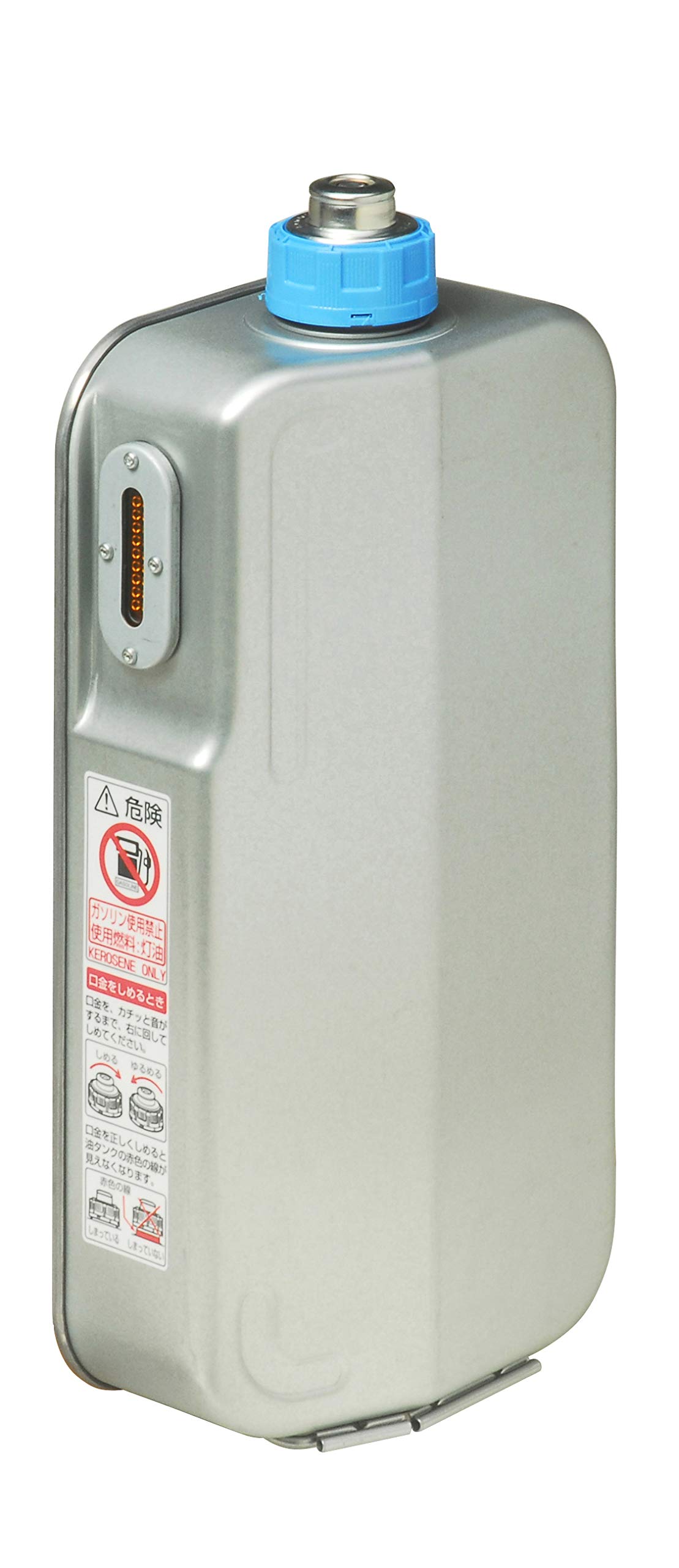 

Бак Toyotomi для гасових обігрівачів-вентиляторів та портативних гасових плит, Легке закриття, Захист від проливання, 3,6 л, Сріблястий, 11275904