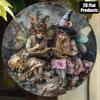Decorative Metal Wall Art Sign 20x20 Cm Tin Painting
