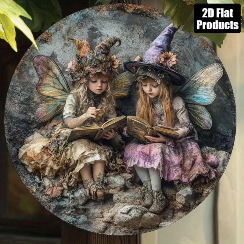 Decorative Metal Wall Art Sign 20x20 Cm Tin Painting