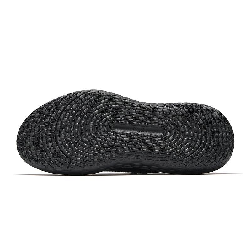 Anta Casual Comfortable Daily Commuting Wear Resistant Shock Absorbing Low Top Lifestyle Shoes Men Sneakers Basic-Black 112628866-1