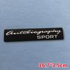 3D Metal SUPERCHARGED Autobiography Car Badge Sticker For Range Rover