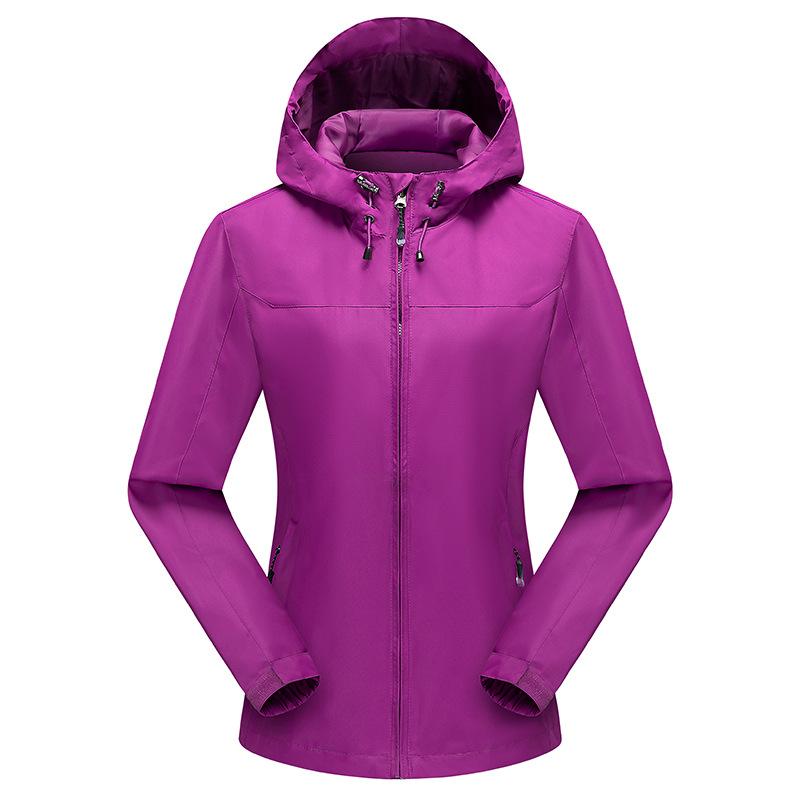 Single-layer Punching Jacket Men Women Spring Fall Thin Jacket Jacket Tide Waterproof Breathable Outdoor Mountaineering Clothing Sports Windbreaker