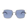 Gucci Hollow Mirror Leg Lightweight Alloy Chain Series Starfish Pendant Chain Square Sunglasses Irregular Shape Women Sunglasses GG0724S-004