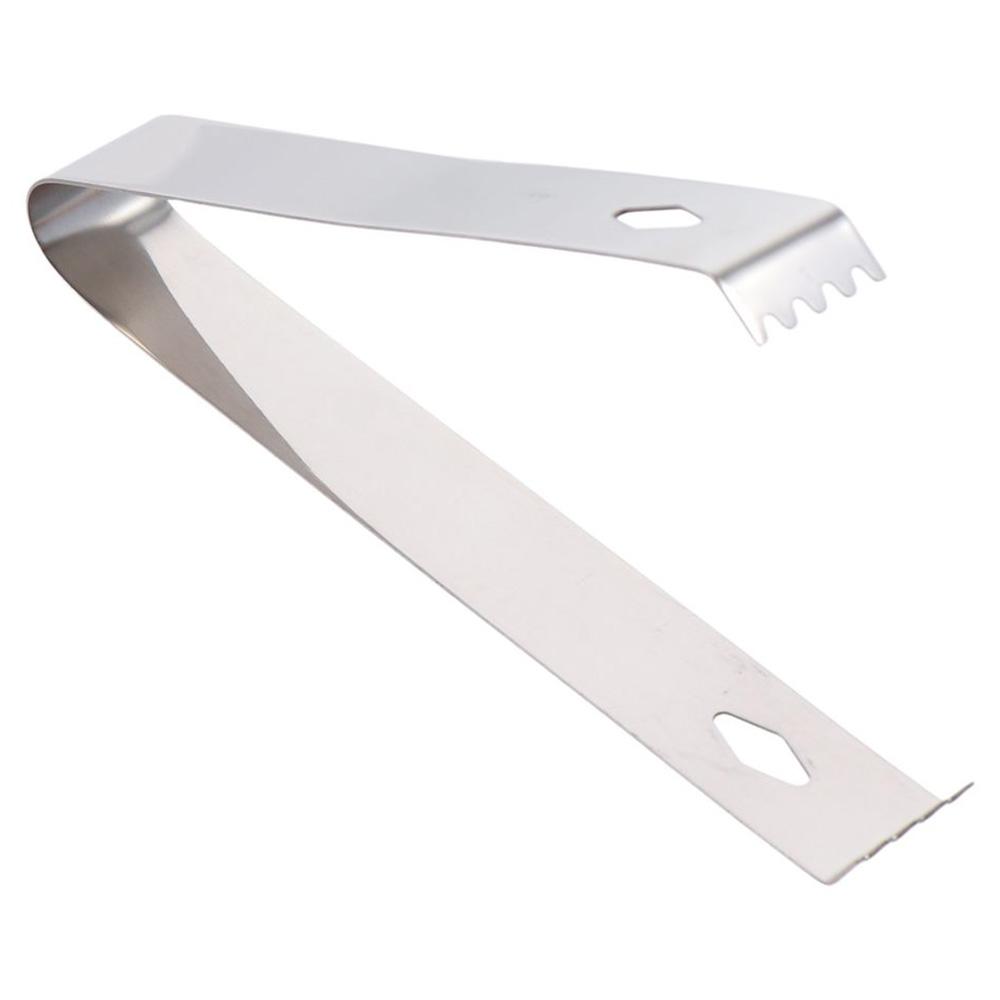 6.3" X 0.8" Ice Tong Easy Grip Metal Serving Tongs Kitchen Gadgets Mini Sugar Tongs Bar Ice Bucket