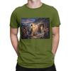 Jesus Resurrection of Lazarus Raising Biblical Painting Novelty 100 Cotton TShirt Jesus Tees Tops For Unisex
