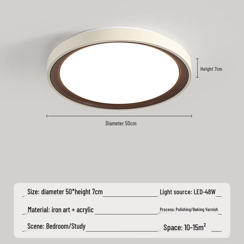 Modern Minimalist Bedroom Ceiling Light