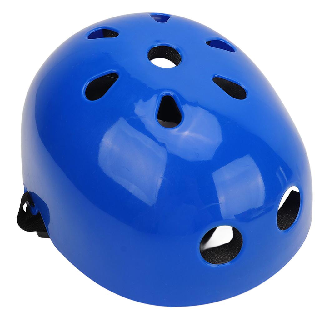 Children Bicycle Helmet Lightweight Safety Shock Absorption Sturdy Construction Breathable Kids Skate Helmet Blue