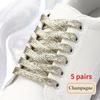 19 colors shiny gold and silver colorful bright shoelaces 100-140 cm sneakers shoelaces boots laces shoelaces string