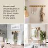 Official Umbra Wall Wall Hanger Storage Flip Natural Hooks, Hooks, Wooden, Modern, Casual, Organizing, Space-Saving, 8-Row Hook, 2318858390,