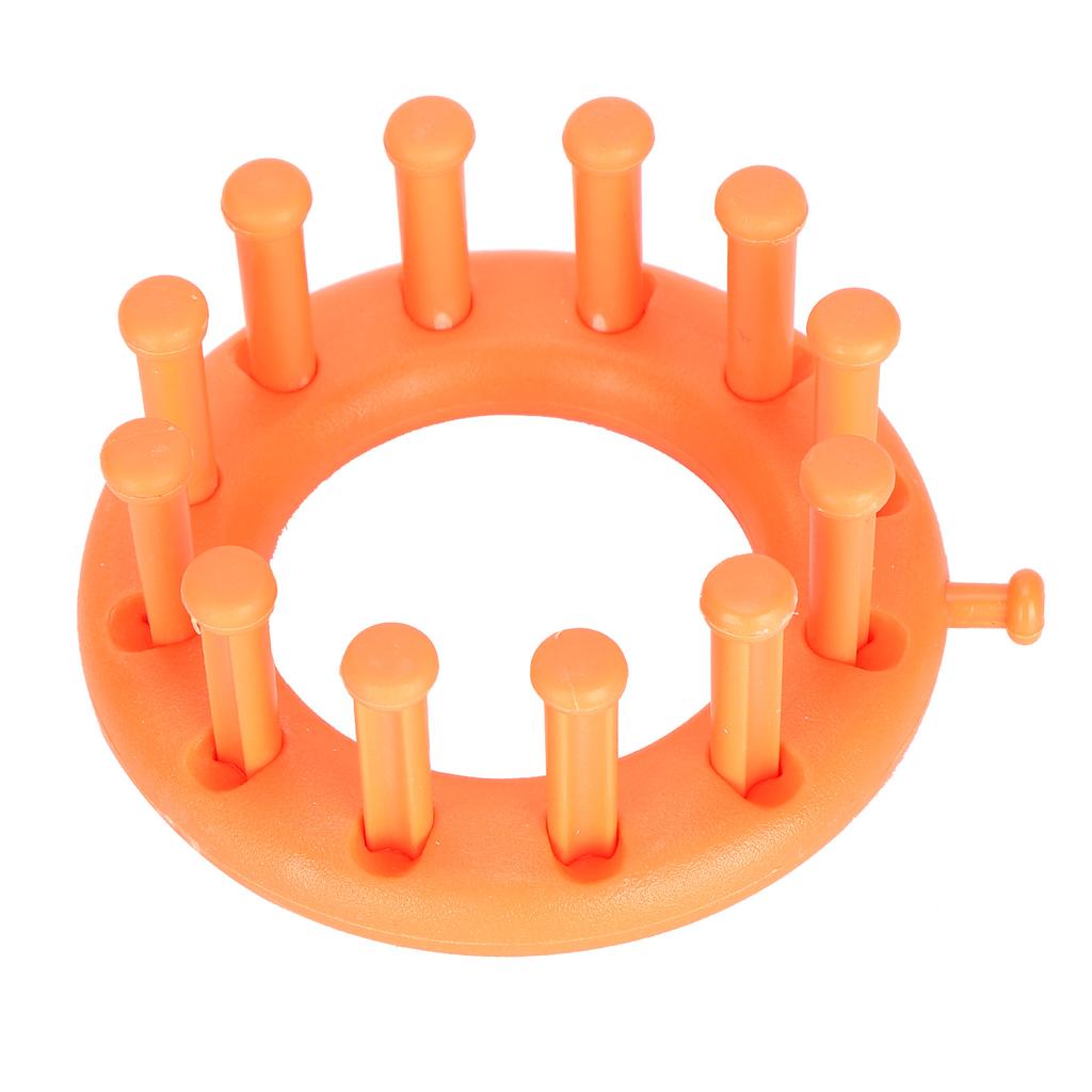 Rundstrickrahmen-Set Kunststoff Kinder Klein Wollmütze Webmaschine mit Häkelnadel