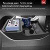 Compatible avec 26 modèles Jetour Traveller: Accessoires de rangement inférieur et porte-gobelet de console centrale.