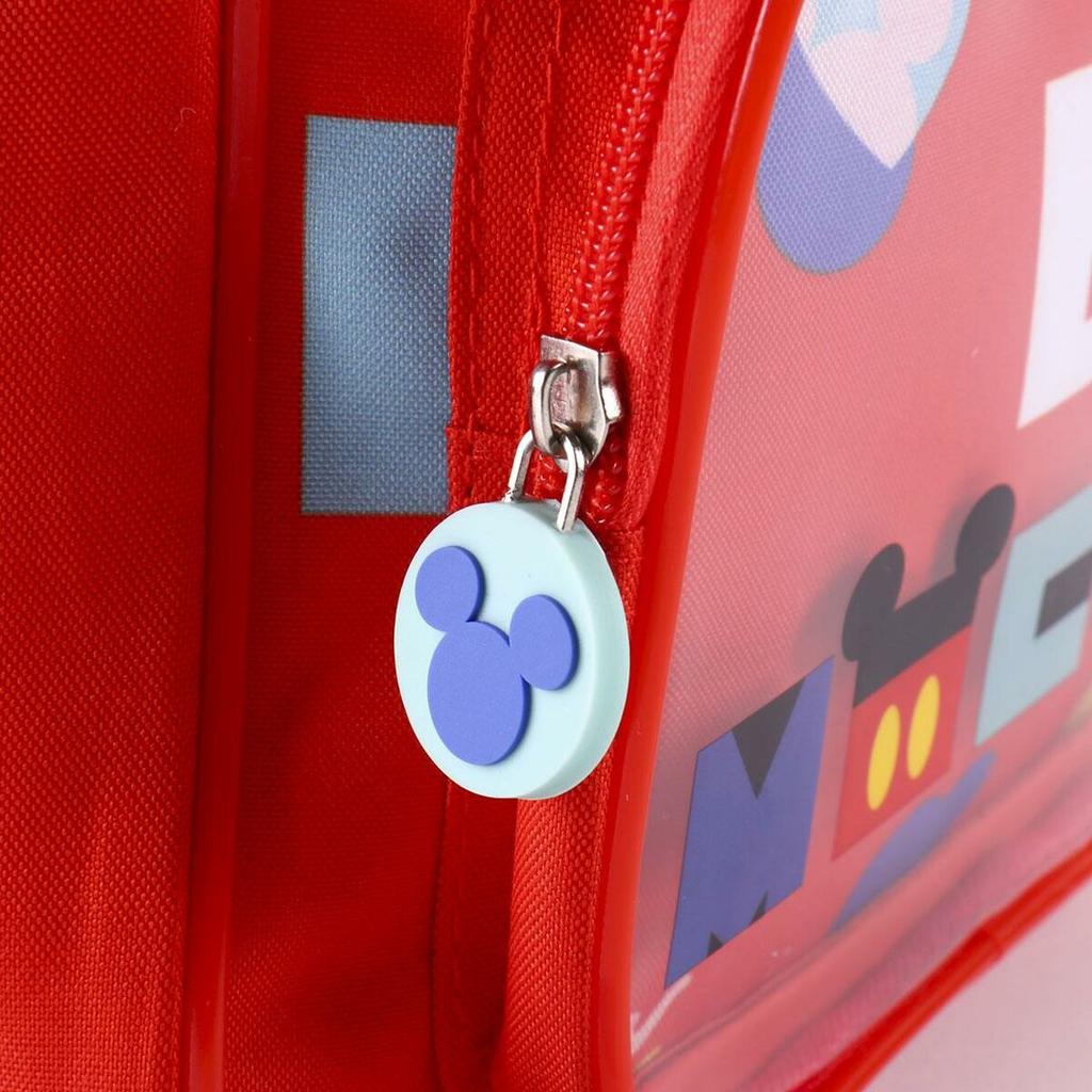 Mickey Mouse Red Satchel (25 X 30 X 12 Cm)