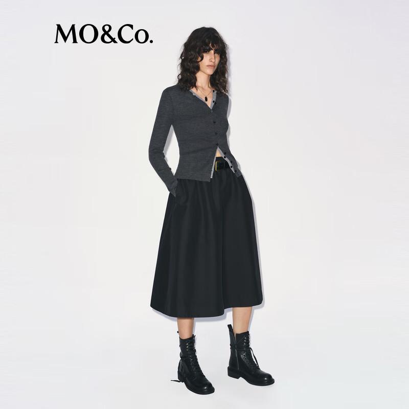 

MO&Co. Women s 100% Wool Round Neck Sweater XS