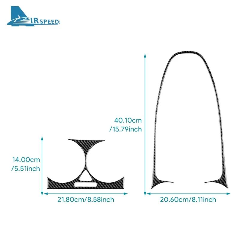Real Soft Carbon Fiber Sticker For Opel Corsa 2007 2008 2009 2010 2011 2012 2013 2014 Car Central Control Outlet Time Screen