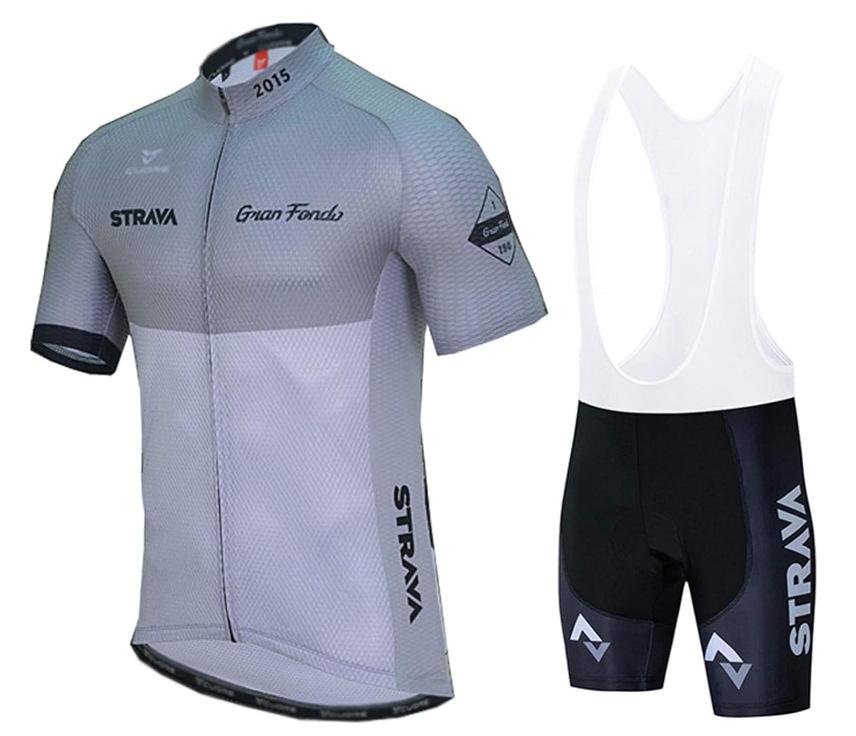 Cycling Suit Short Sleeve Strap Set Mountain Bike Men's Summer Riding Gear