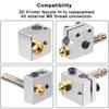0.4mm Brass Nozzles 3D Printer Hot End for Anycubic Kobra, Kobra Neo, Kobra Go, Mega, Mega S, Mega Pro, Mega X