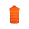 Emporio Armani EA7 FW19 Letter Logo Print Stand Collar Zipper Sleeveless Down Jacket Men Outerwear Orange 8NPQ01-PN29Z-1654