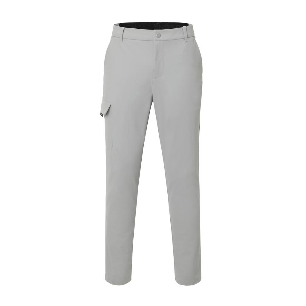 CHALLENGER Men'S Textured One-Pocket Cargo Pants Light Grey