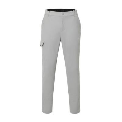 CHALLENGER Men'S Textured One-Pocket Cargo Pants Light Grey